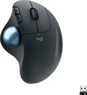 Logitech Ergo M575 Wireless Trackball Mouse (Black)