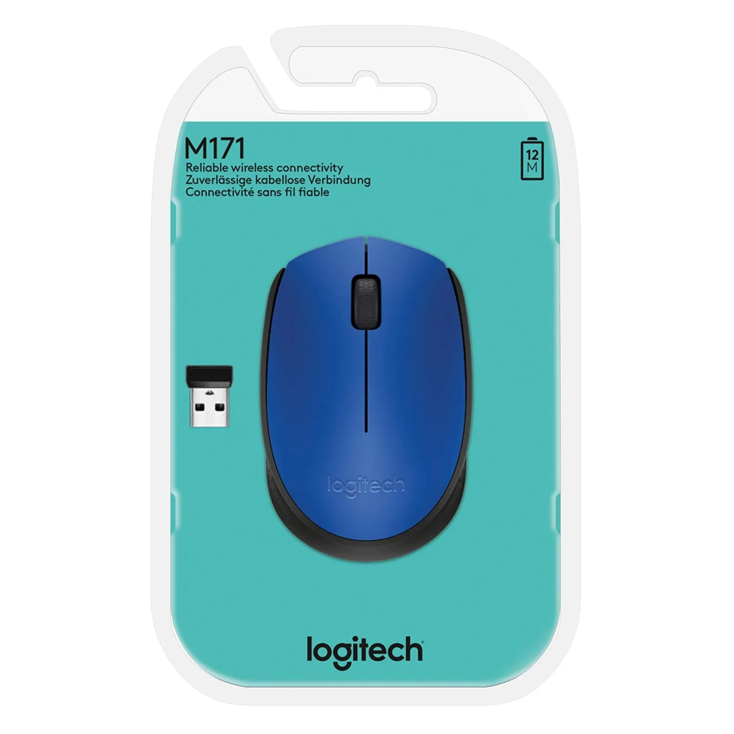 Logitech M171 Wireless Mouse Blue