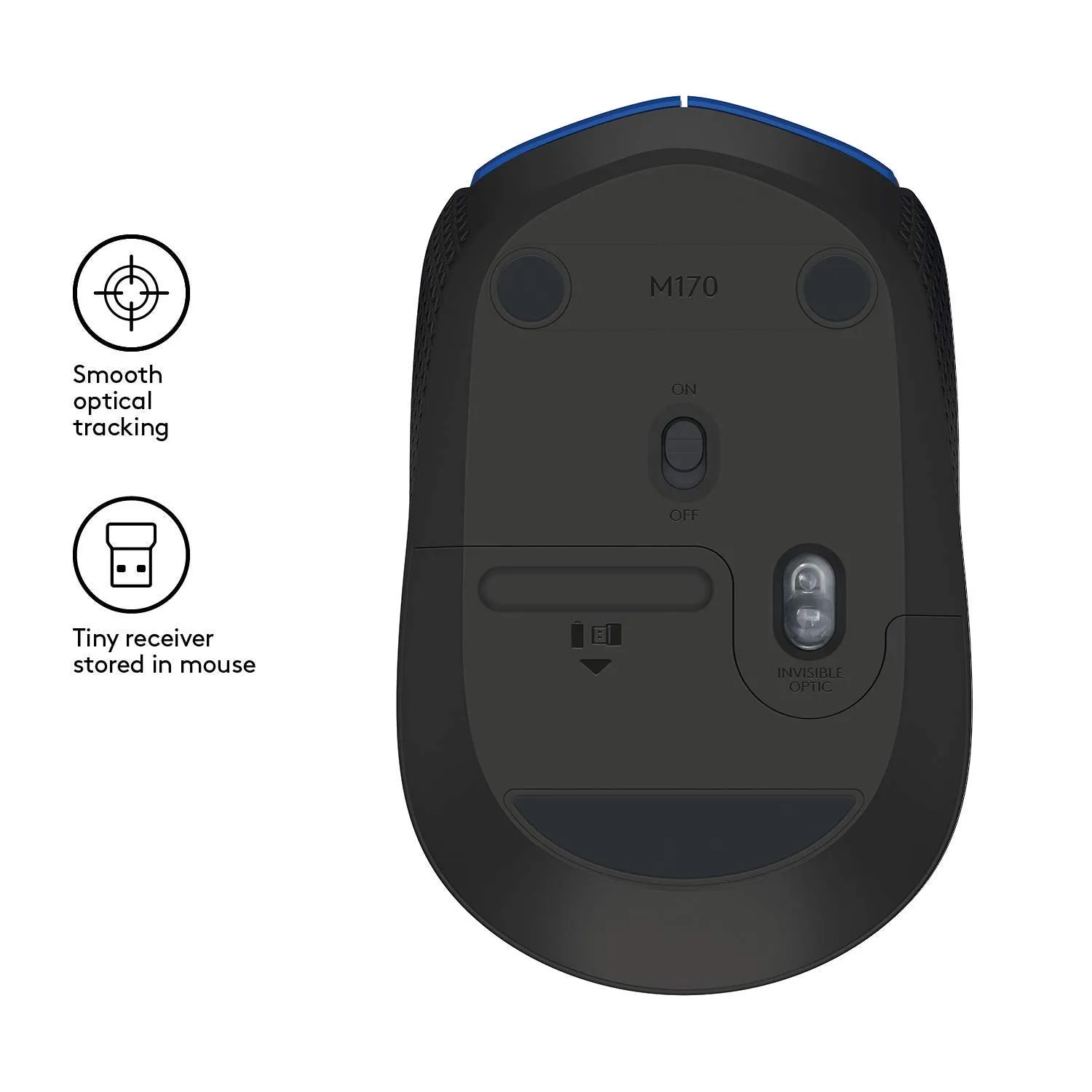 Logitech M171 Wireless Mouse Blue