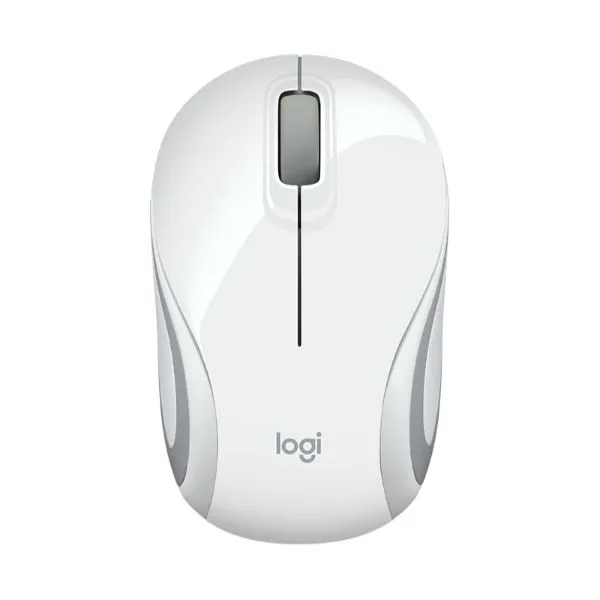 Logitech M187 Wireless Mini Mouse – White