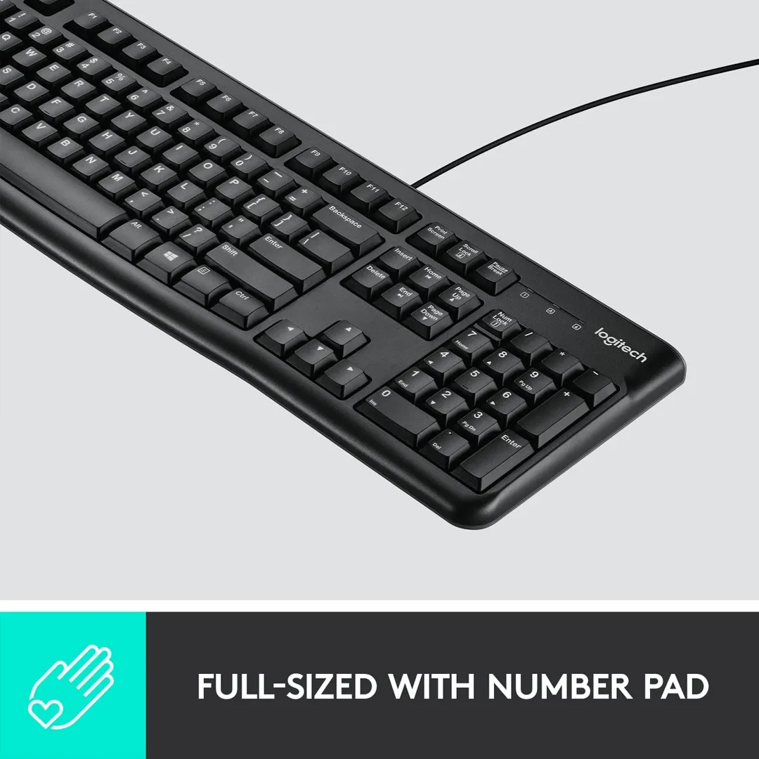 Logitech MK120 Wired Keyboard and Mouse Combo