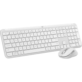 Logitech MK950 Slim Wireless Keyboard and Mouse Combo (Off White)