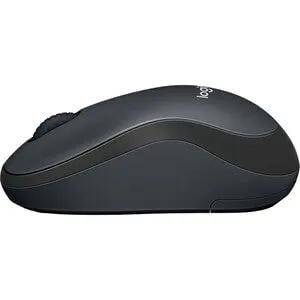 Logitech SILENT M221 Mouse - Optical - Wireless - Radio Frequency - Charcoal - USB - 1000 dpi - Scroll Wheel - 3 Button(s) - Symmetrical