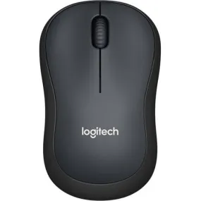 Logitech SILENT M221 Mouse - Optical - Wireless - Radio Frequency - Charcoal - USB - 1000 dpi - Scroll Wheel - 3 Button(s) - Symmetrical