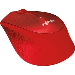 Logitech SILENT PLUS M331 Mouse - Mechanical - Wireless - Radio Frequency - Red - USB - 1000 dpi - Scroll Wheel - 3 Button(s) - Right-handed Only