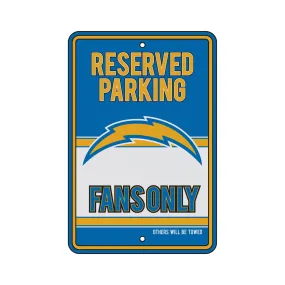 Los Angeles Chargers NFL Road Sign