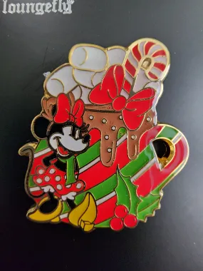 Loungefly Disney Minnie Mouse Holiday Drink Mug Pin