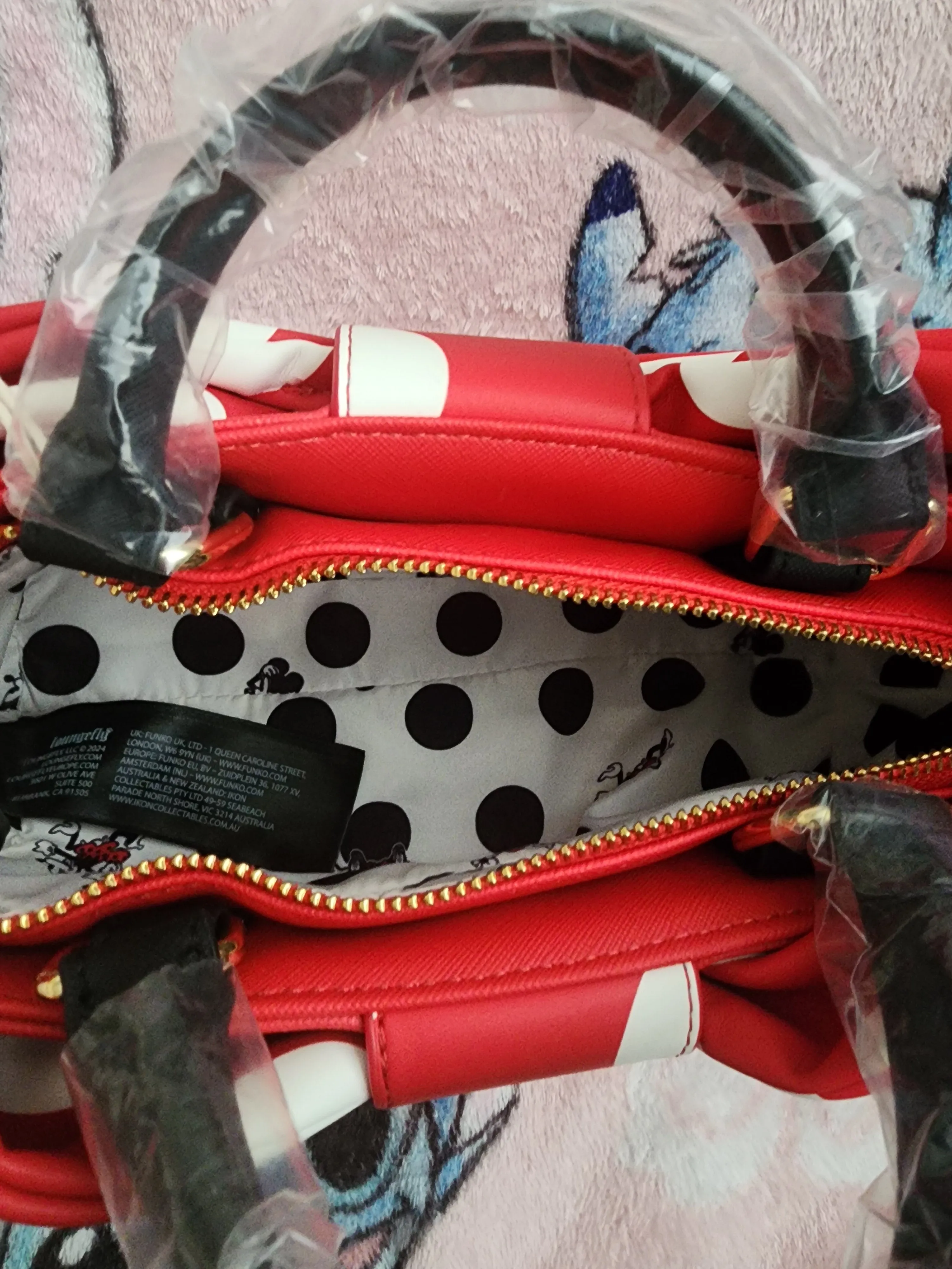 Loungefly Disney Minnie Mouse Rock the Dots Crossbody Bag