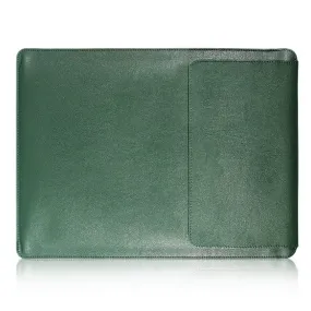 MacBook Pro 15 Touchbar leather pouch case with mouse pad - Green