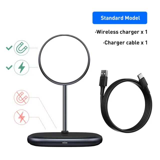 Magnetic Wireless Charger Phone Stand