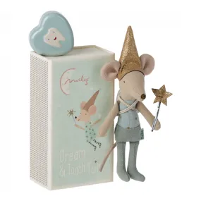 Maileg Tooth fairy mouse in matchbox - Blue