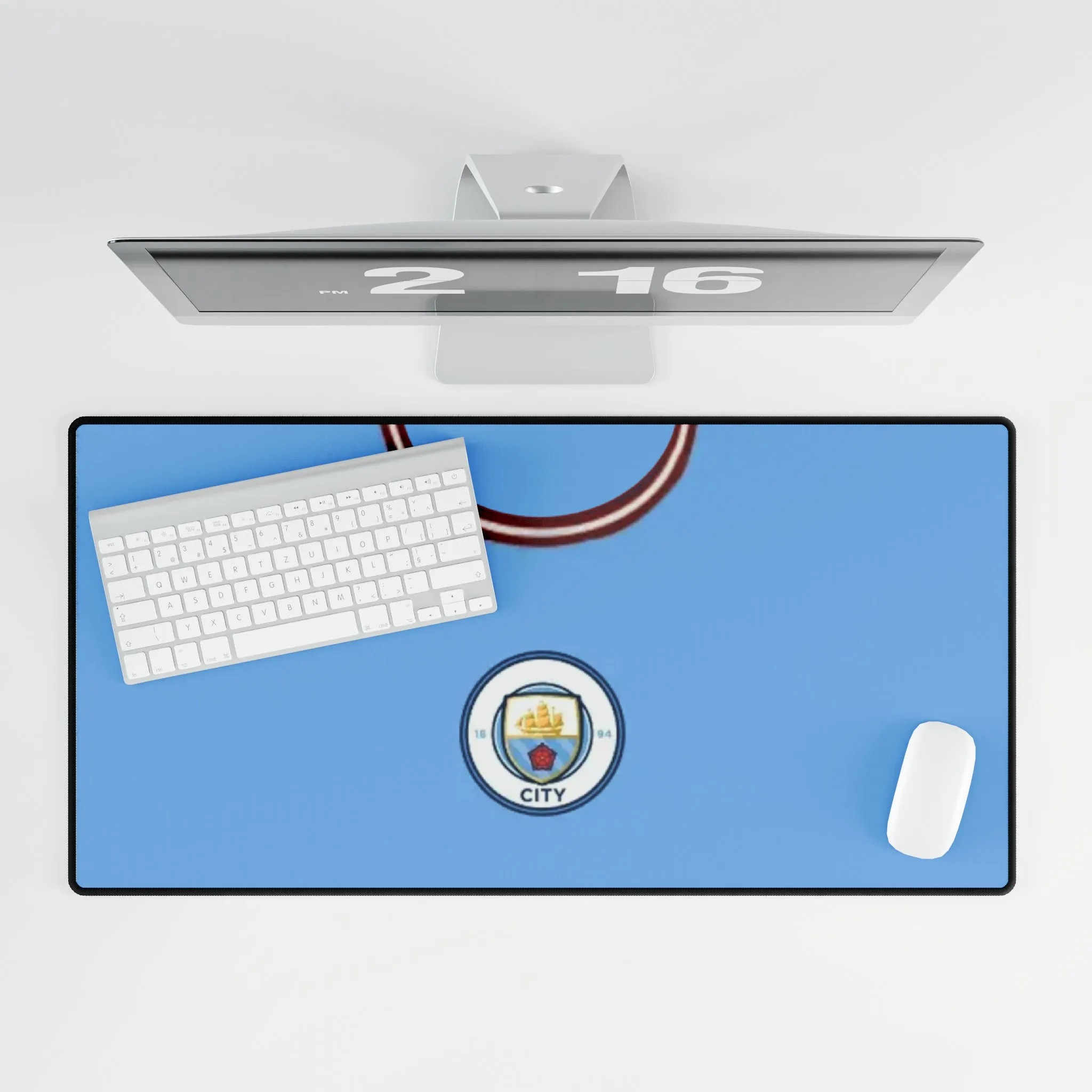 Man City Home Kit - Desk Mat