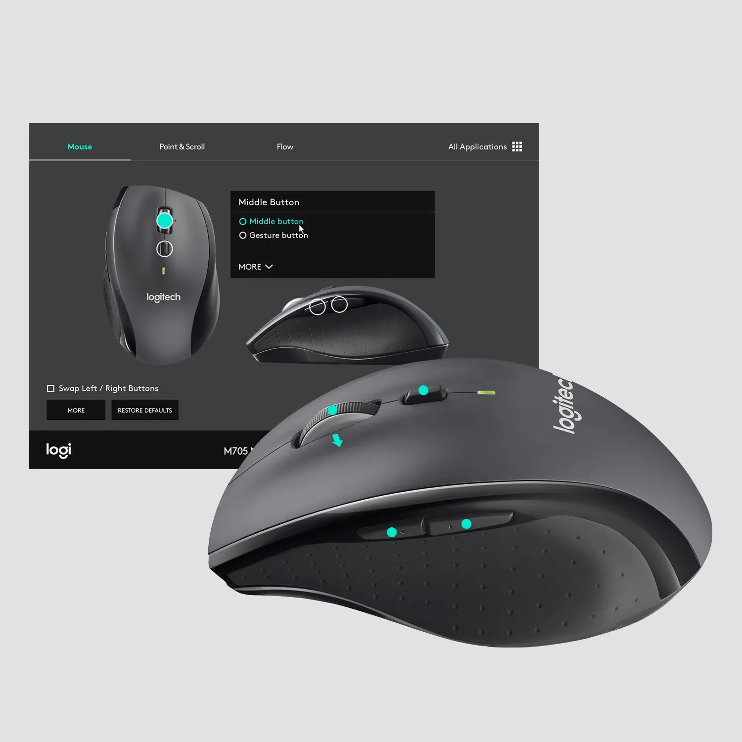 Marathon M705 Wireless Mouse