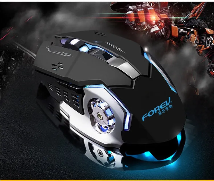 Mechanical Wired Gaming Luminous USB Gaming Mouse