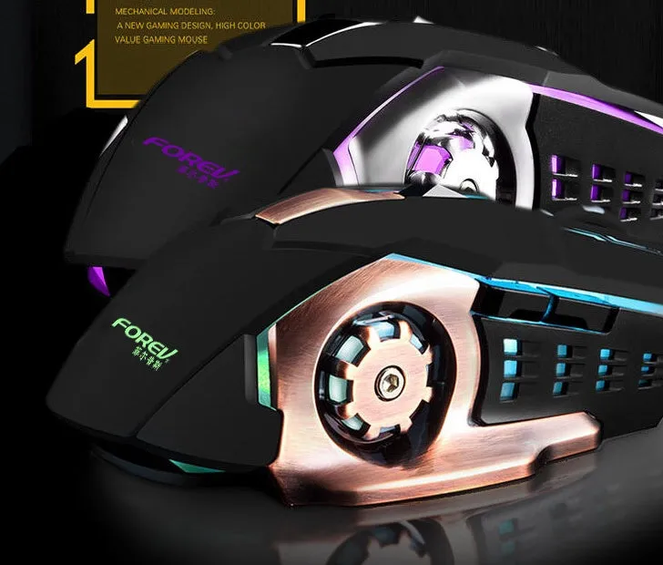 Mechanical Wired Gaming Luminous USB Gaming Mouse