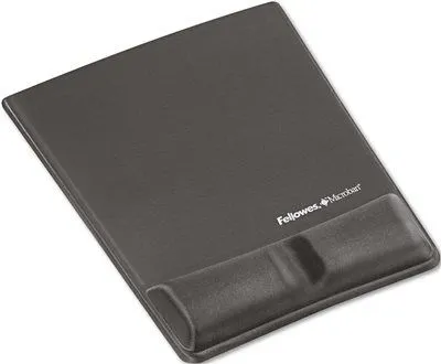 Memory Foam Wrist Support With Attached Mouse Pad Graphite