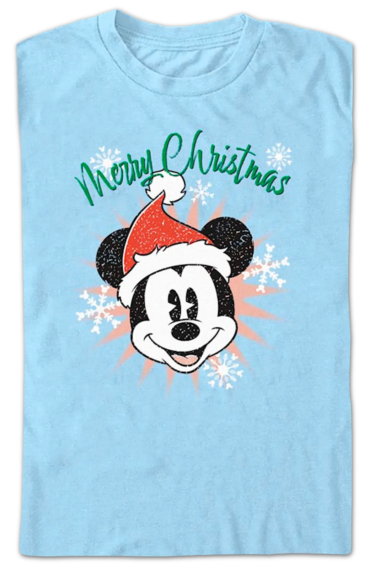 Merry Christmas Mickey Mouse Disney T-Shirt