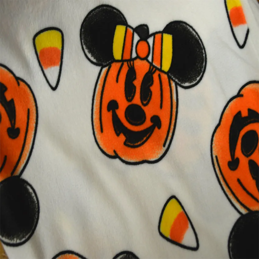 Mickey and Minnie Halloween Ladies Silky Fleece Loungepants