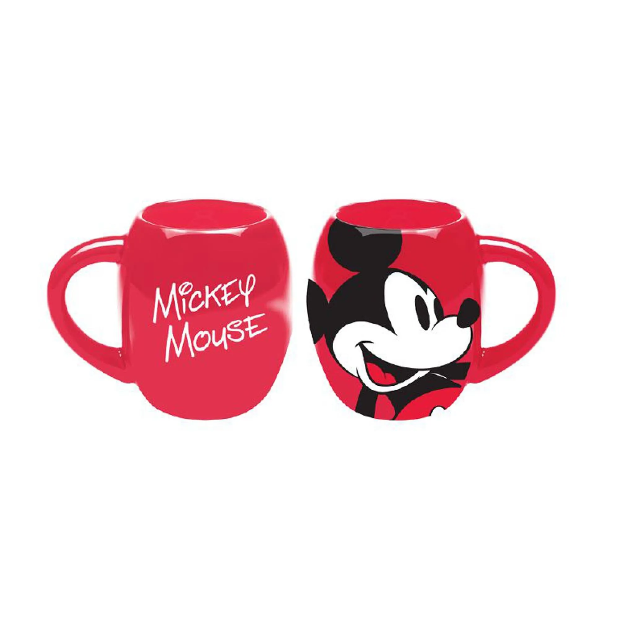 Mickey Mouse Red Ceramic Oval Mug, Disney, 18 Oz, 1 Count