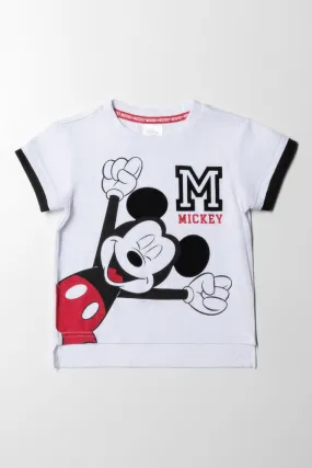 Mickey Mouse Styled T-Shirt White