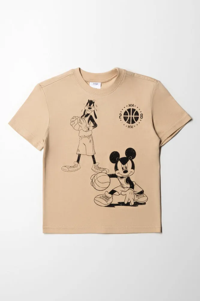 Mickey T-Shirt Stone