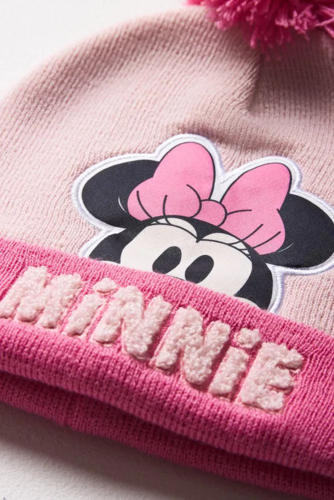 Minnie Mouse Beanie Pink