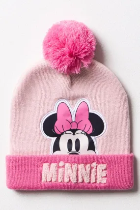 Minnie Mouse Beanie Pink