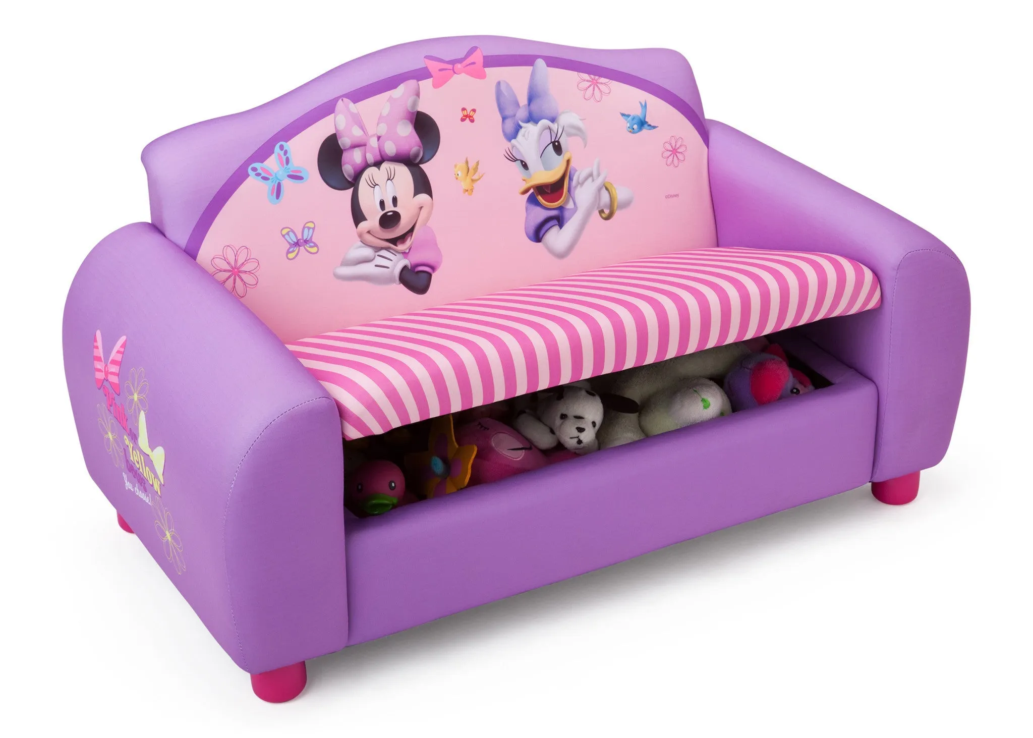 Minnie Mouse Upholstered Sofa with Storage