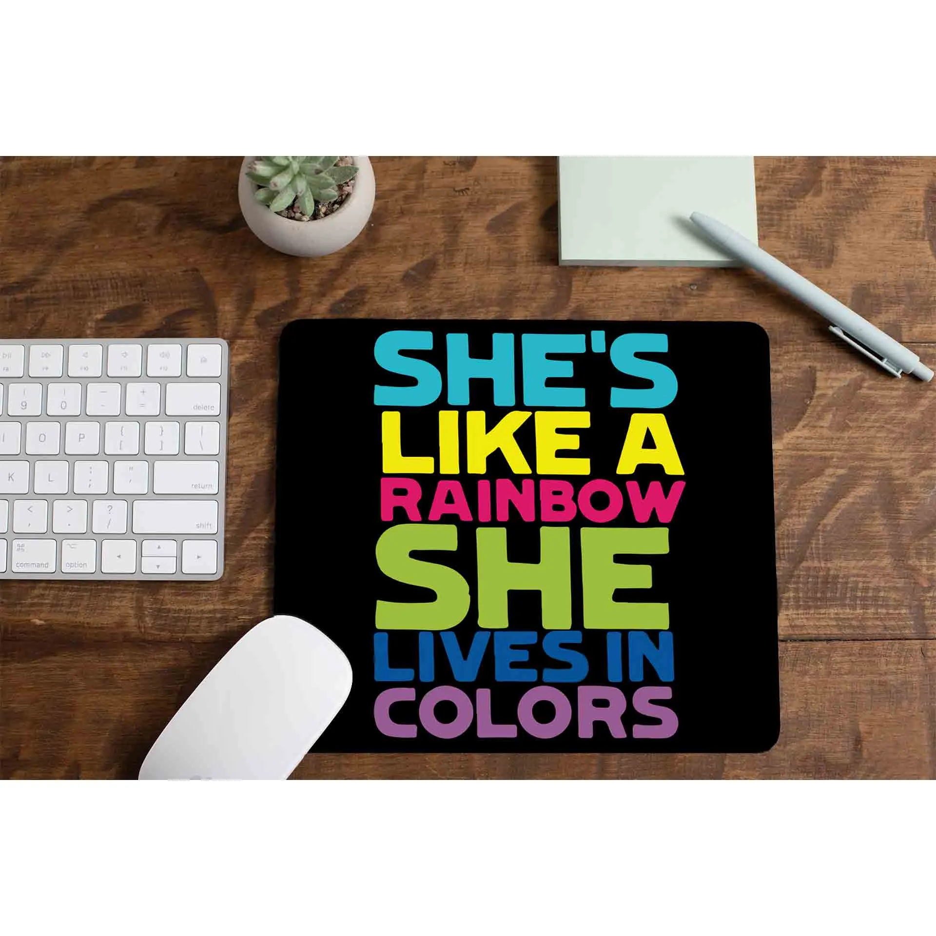 Mousepad - She's Like A Rainbow