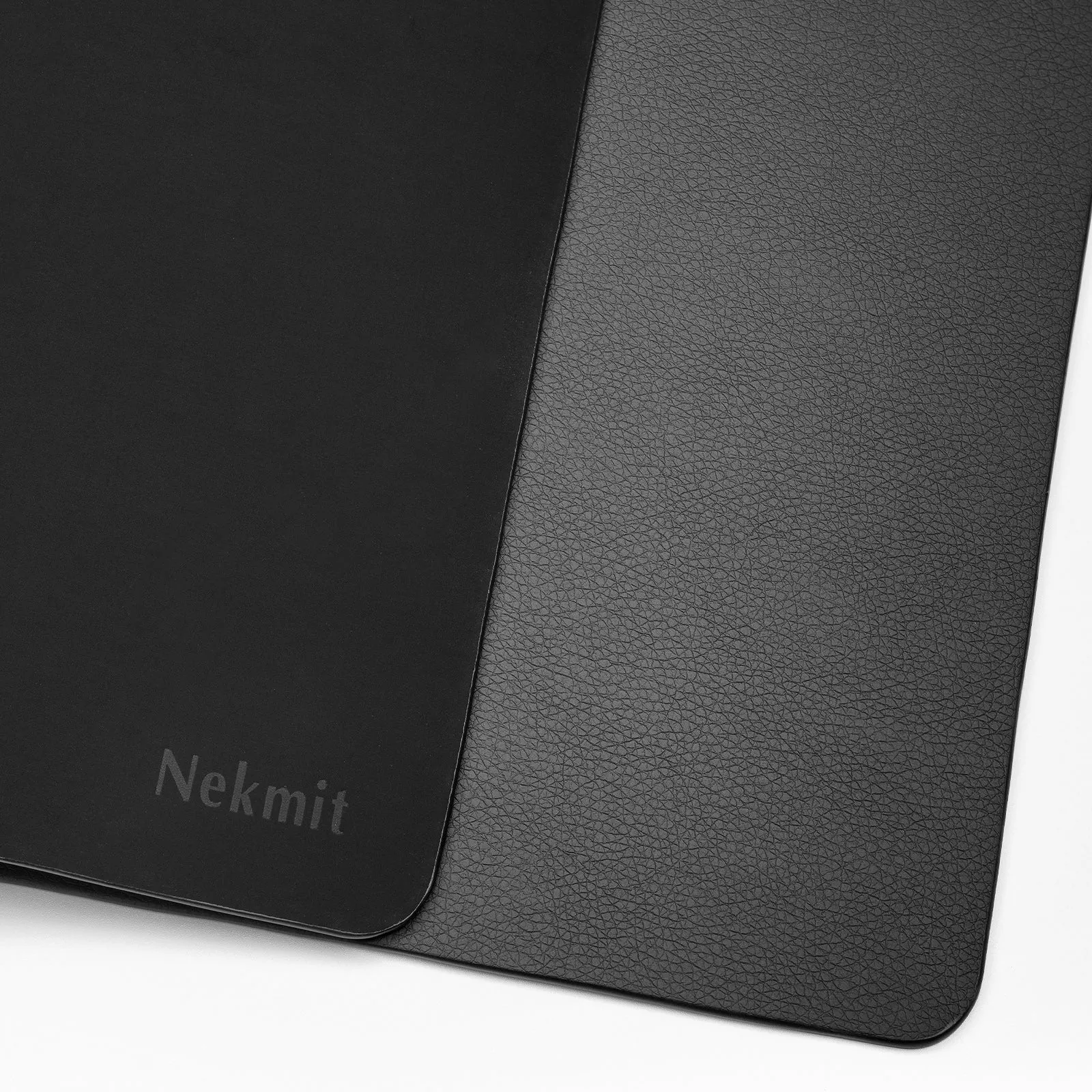 Nekmit Leather Desk Blotter Pad Black 34 x 17 inch