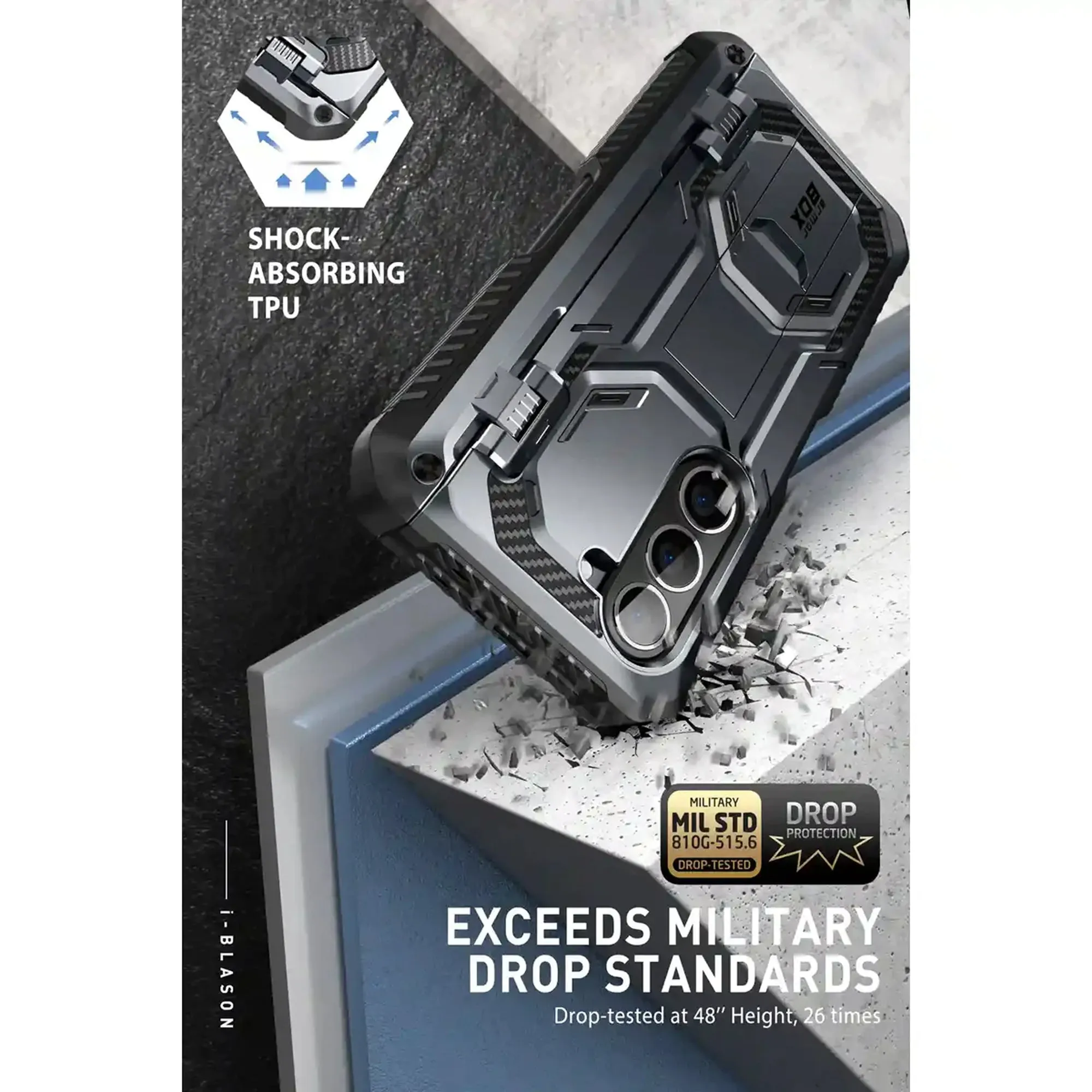 [ONLINE EXCLUSIVE] i-Blason Armorbox Case for Samsung Galaxy Z Fold 5 ( With Build-in Screen Protector )