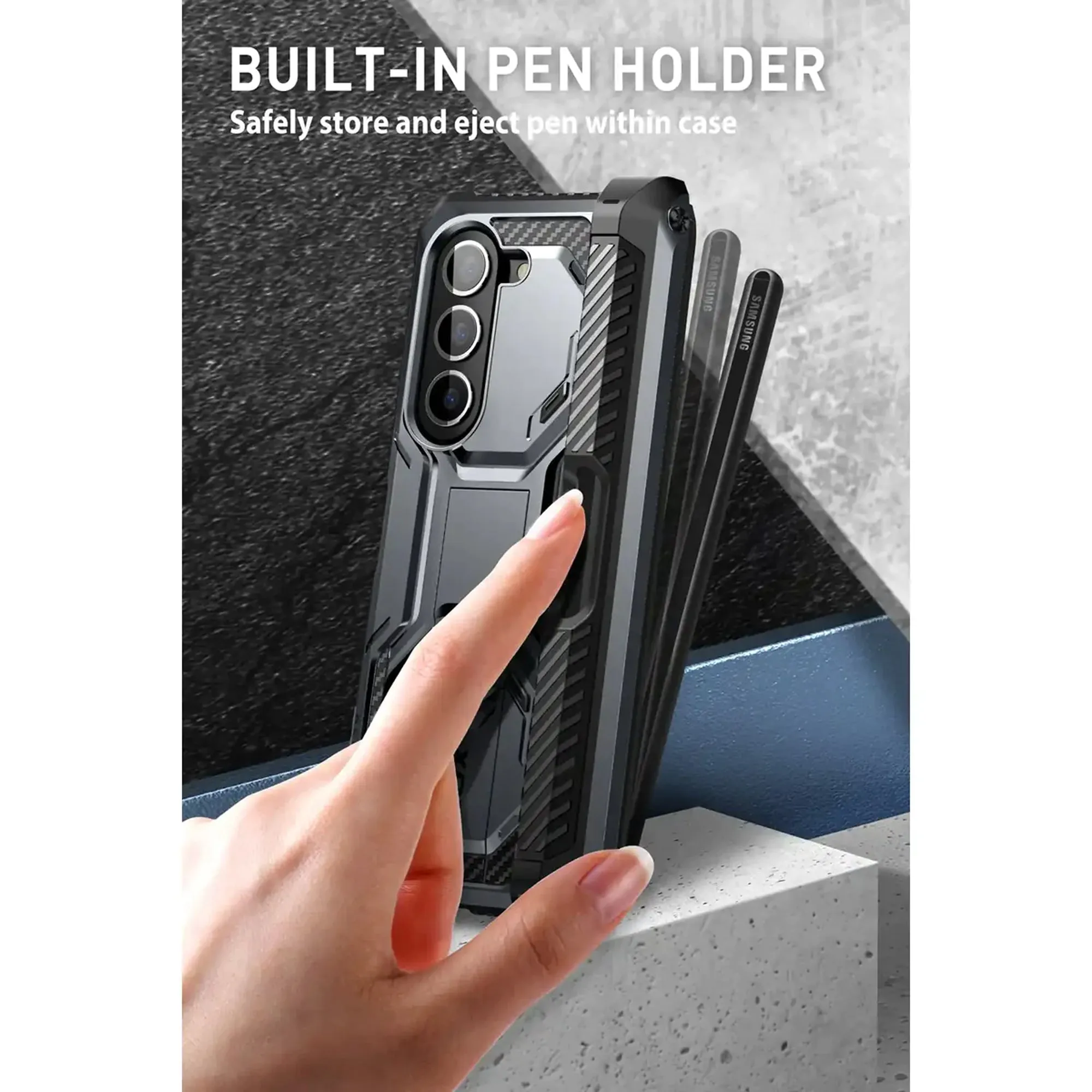 [ONLINE EXCLUSIVE] i-Blason Armorbox Case for Samsung Galaxy Z Fold 5 ( With Build-in Screen Protector )