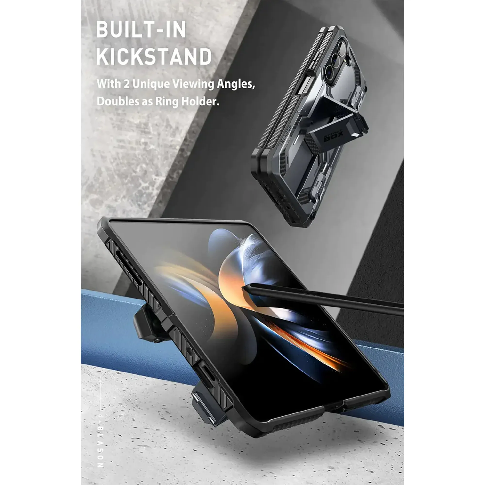 [ONLINE EXCLUSIVE] i-Blason Armorbox Case for Samsung Galaxy Z Fold 5 ( With Build-in Screen Protector )