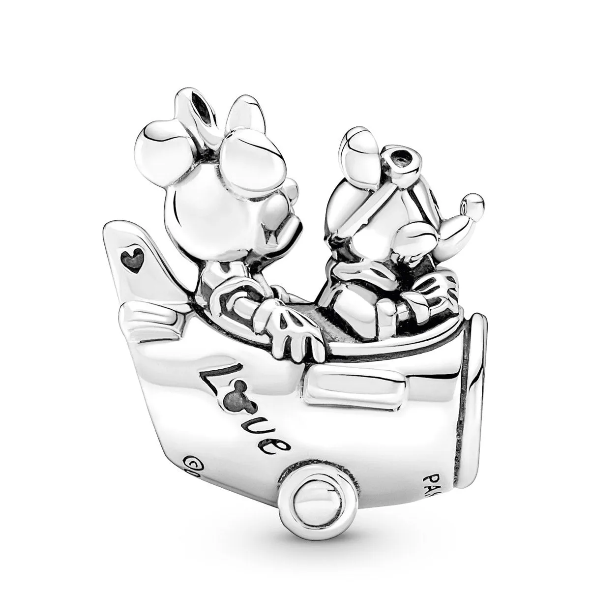 Pandora Disney Mickey Mouse & Minnie Mouse Airplane Charm