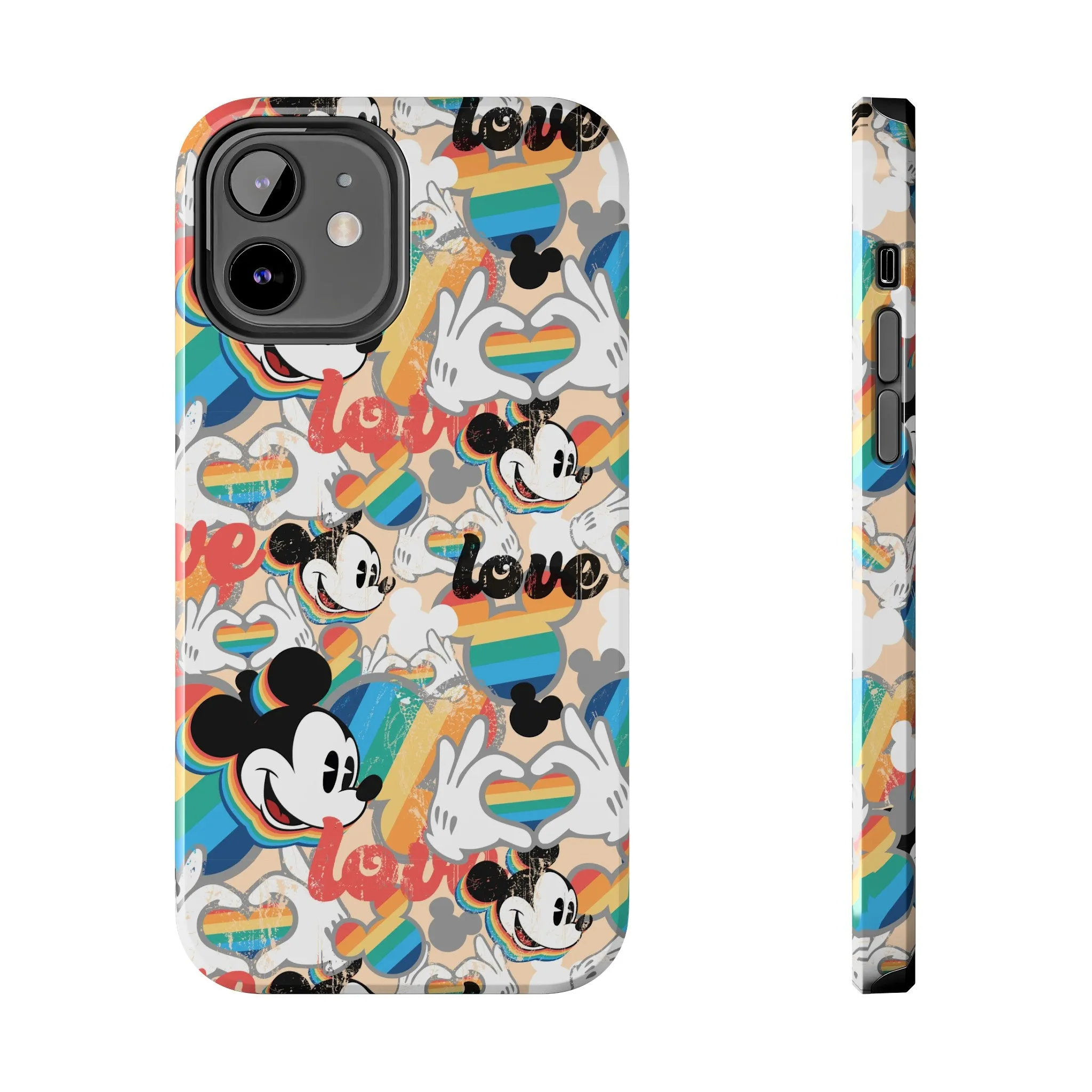 Pride Mouse Inspired Phone Case Gift Inspired Fan Art Iphone Vintage Love is Love