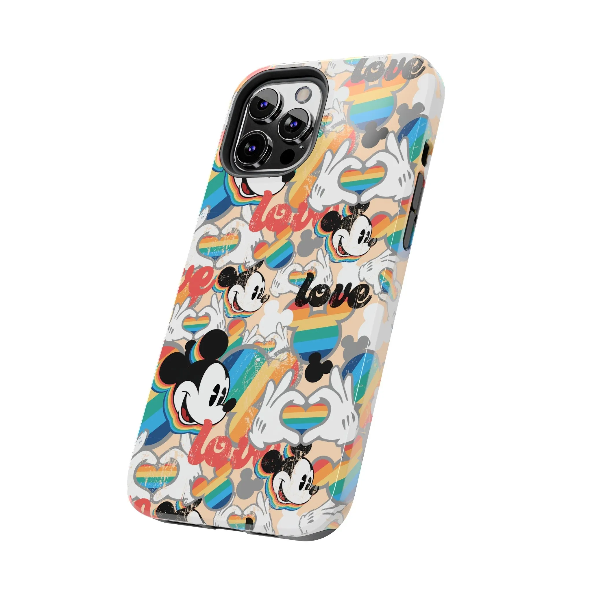 Pride Mouse Inspired Phone Case Gift Inspired Fan Art Iphone Vintage Love is Love