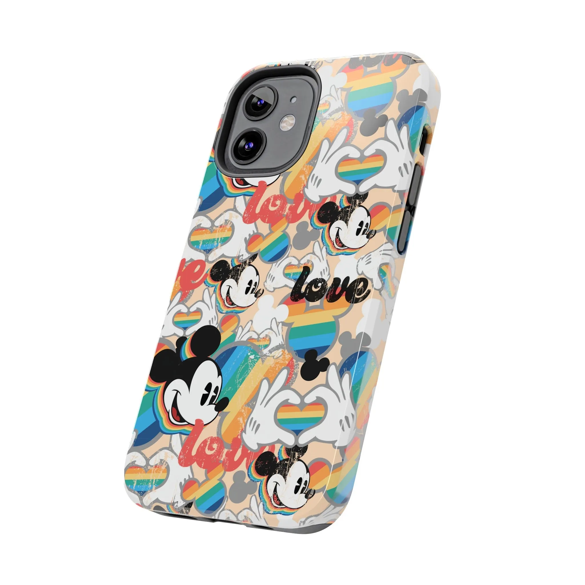 Pride Mouse Inspired Phone Case Gift Inspired Fan Art Iphone Vintage Love is Love