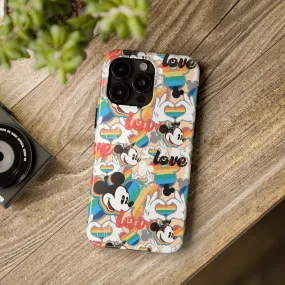 Pride Mouse Inspired Phone Case Gift Inspired Fan Art Iphone Vintage Love is Love