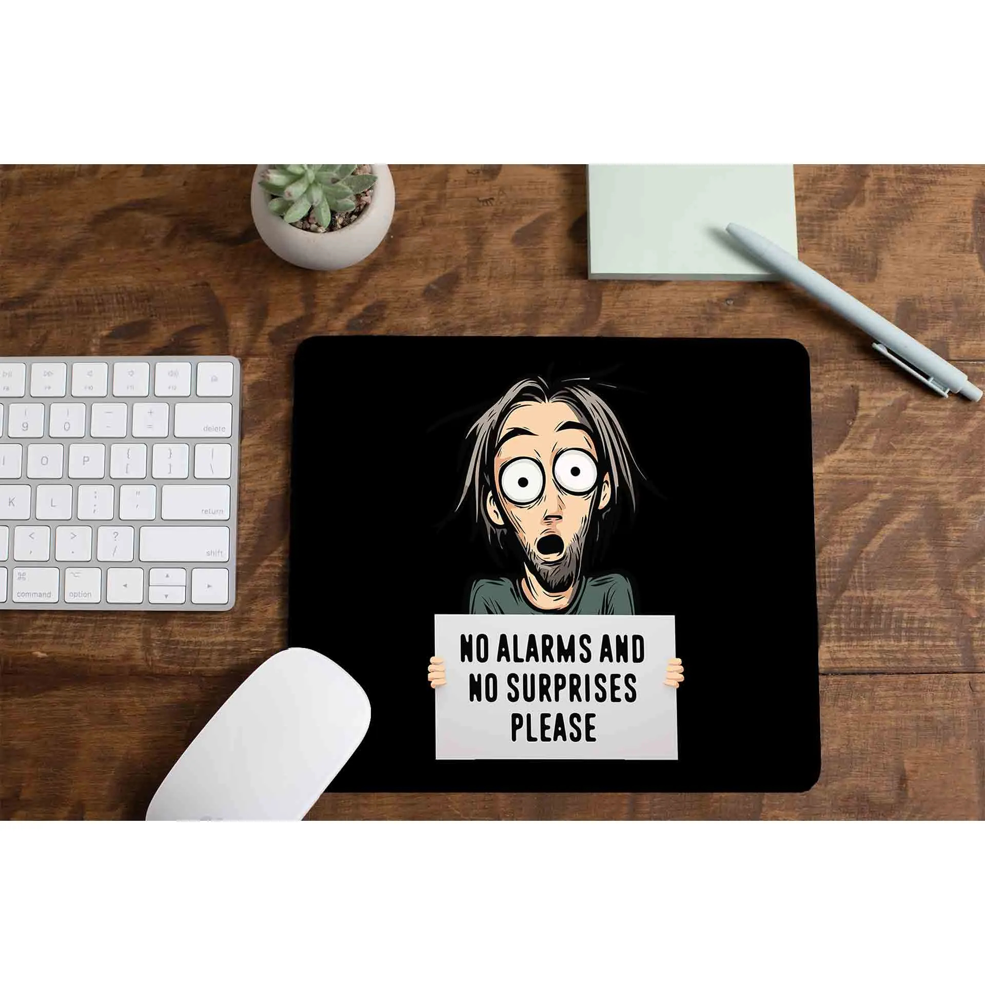 Radiohead Mousepad - No Surprises