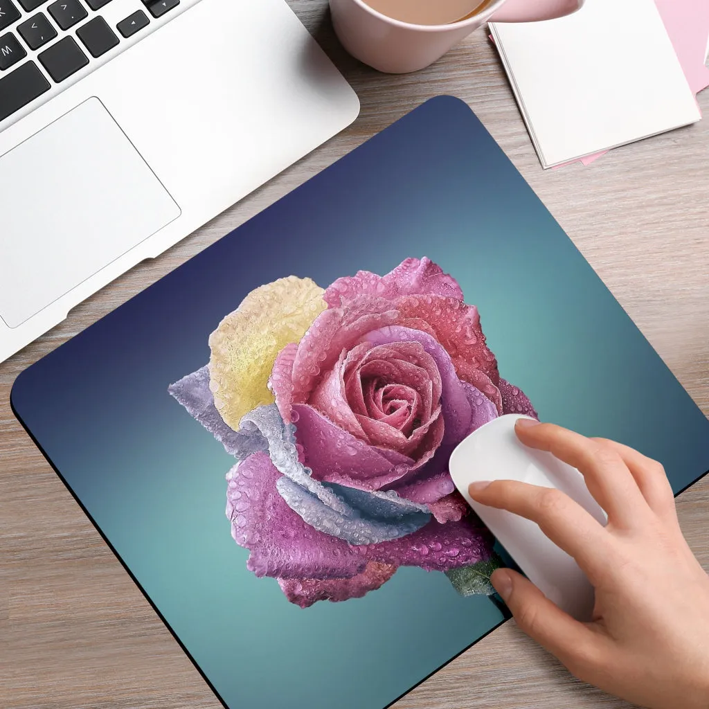 Rainbow Rose Mousepad