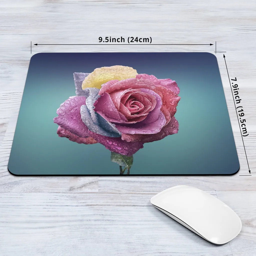 Rainbow Rose Mousepad