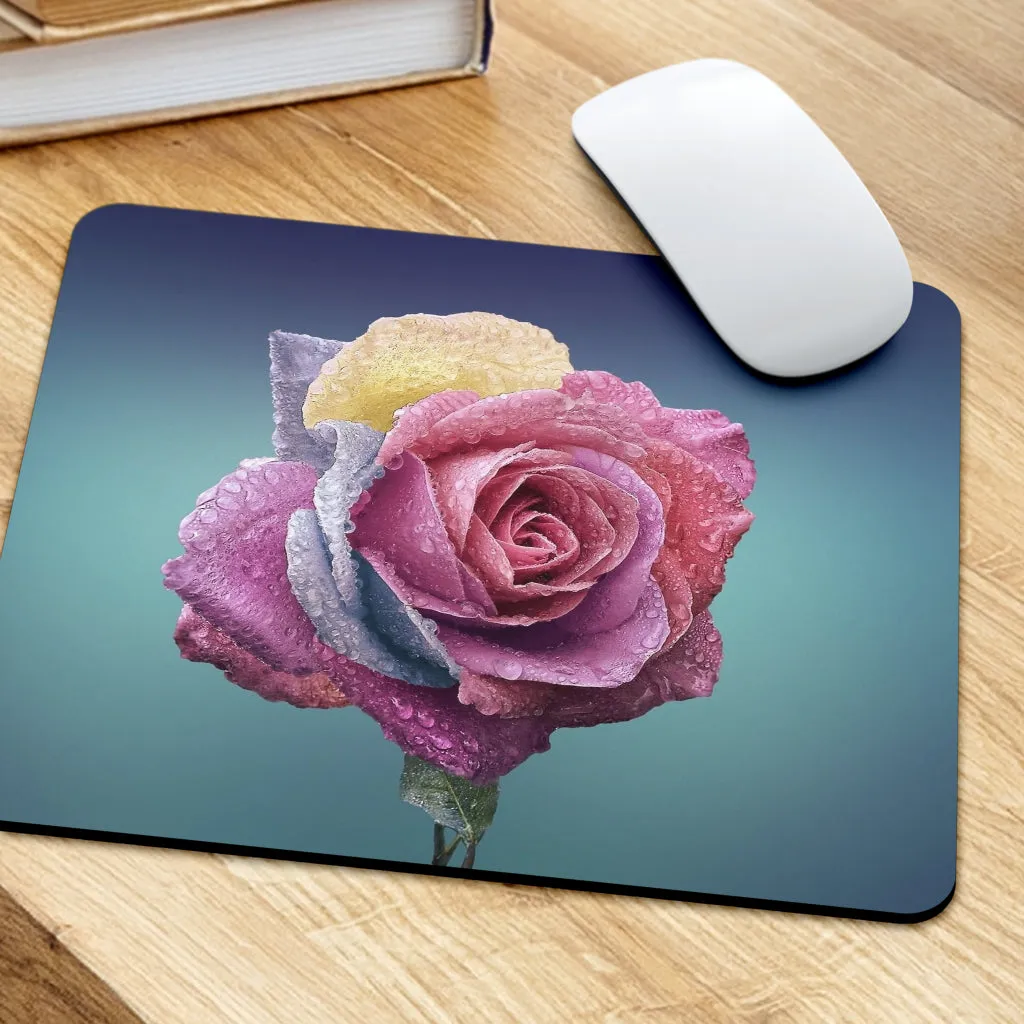 Rainbow Rose Mousepad