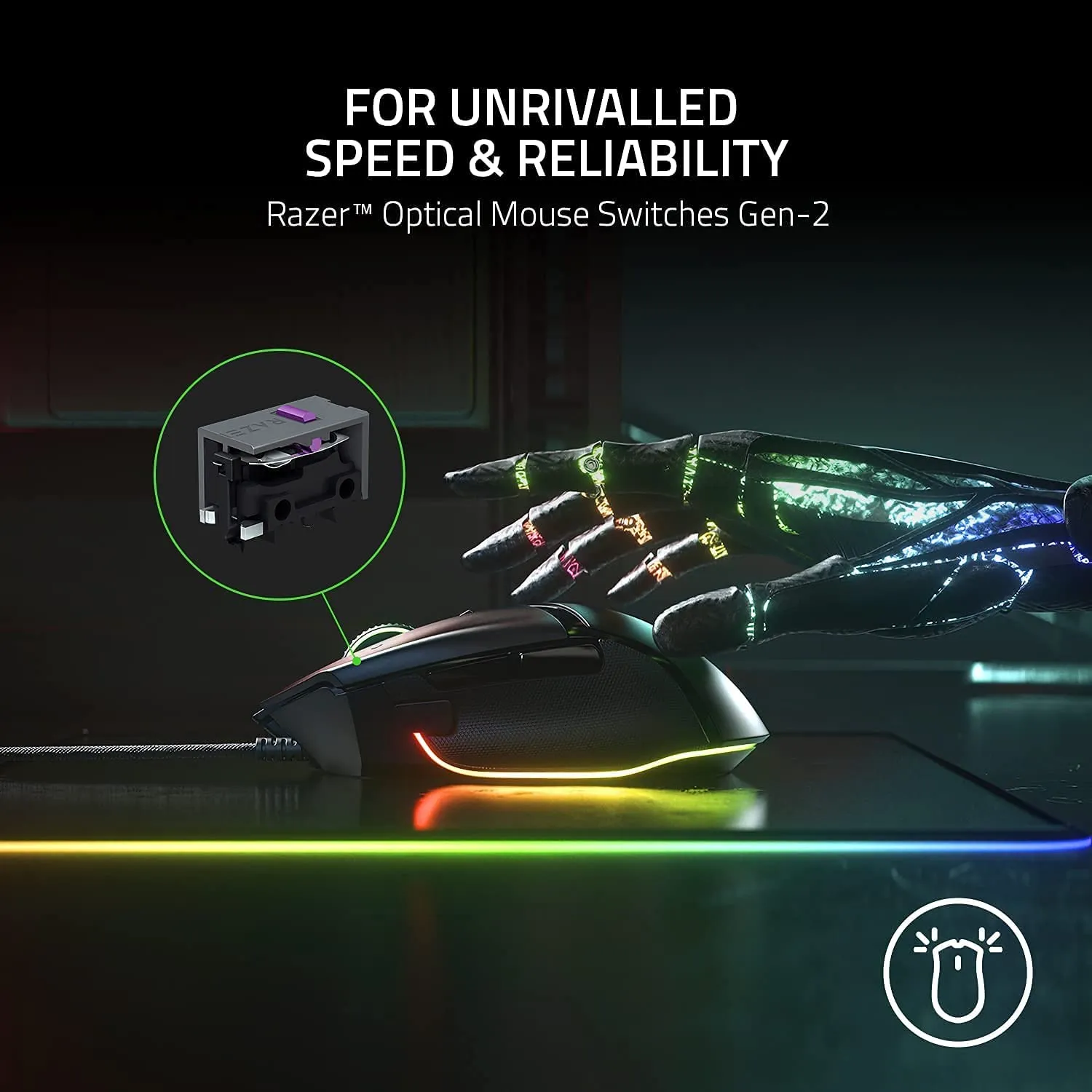 Razer Basilisk V3 Ergonomic Wired Gaming Mouse