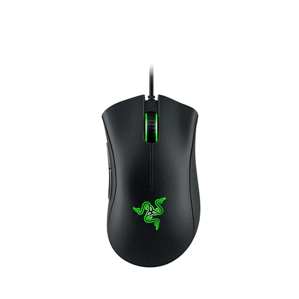 Razer Deathadder Essential 2021 Wired Gaming Mouse | 6400 DPI Optical | Ergonomic | 5 Programmable Buttons | Right-Handed (RZ01-03850100-R3M1)