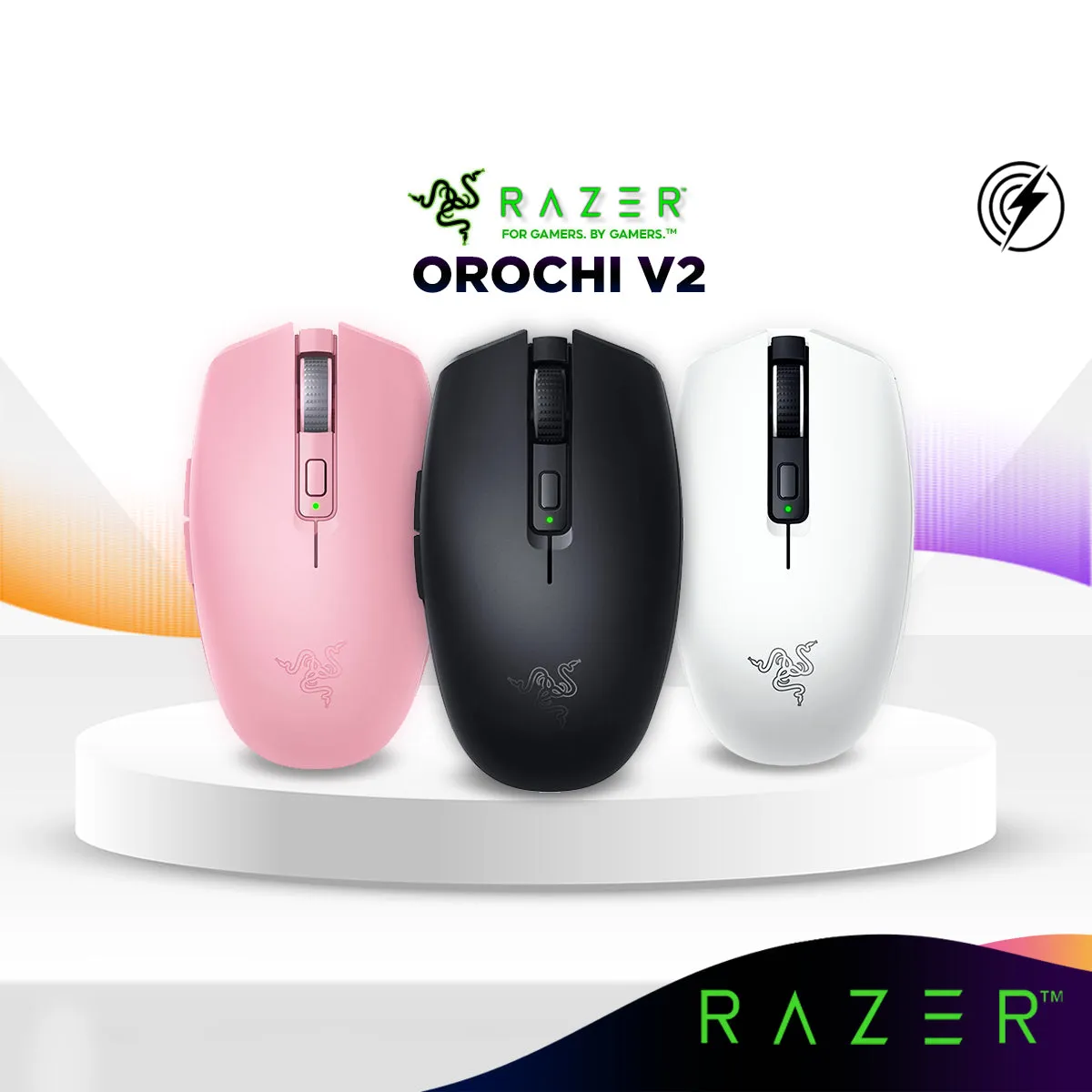 Razer Orochi V2 Mobile Wireless Gaming Mouse  (RZ01-03730100-R3A1)