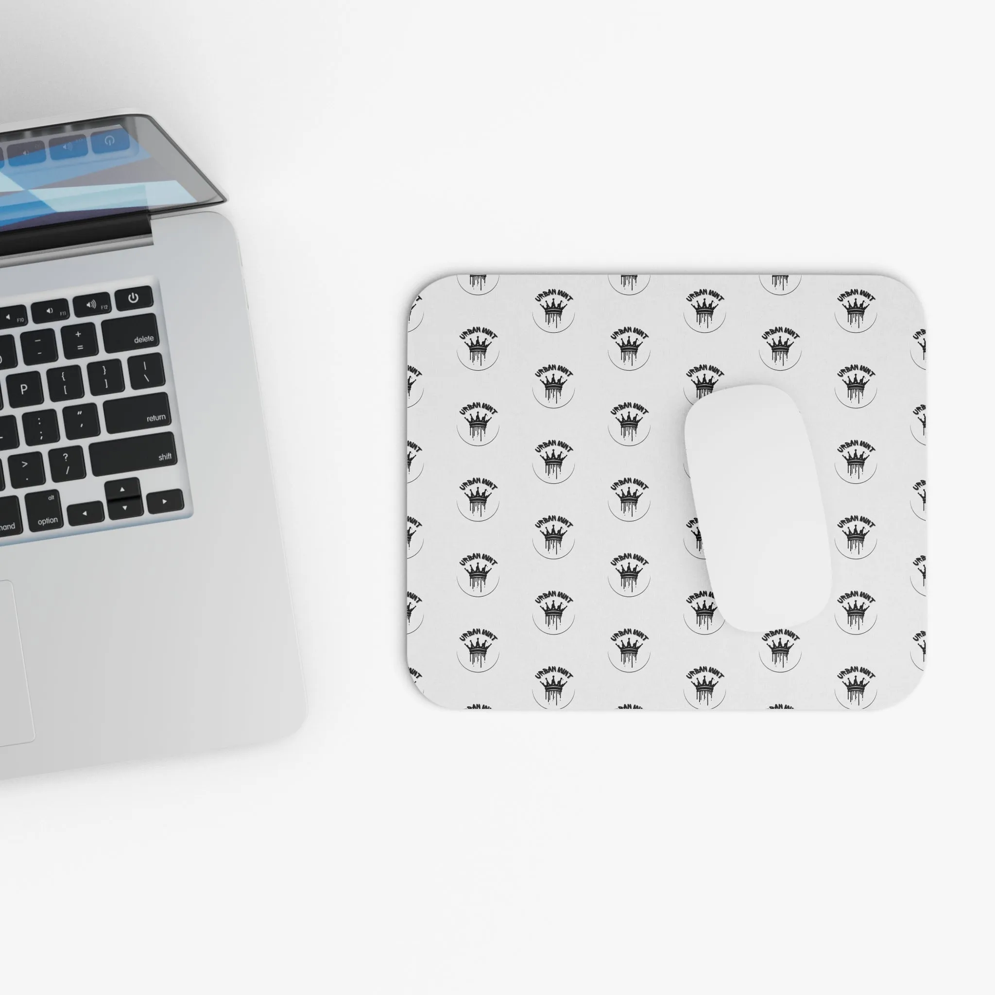 Rectangle Mouse Pad - urban mint Design