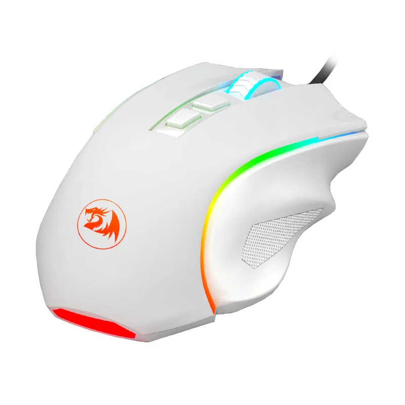 Redragon Griffin 7200Dpi Gaming Mouse - White