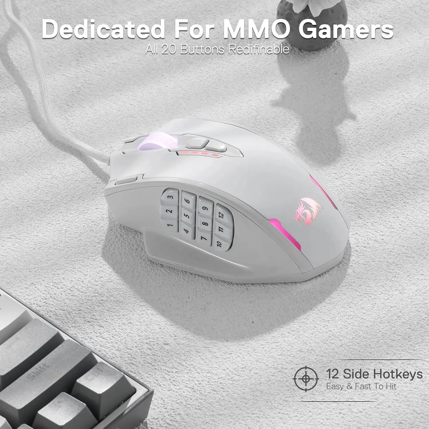 Redragon M908 Wired RGB MMO Mouse: Elevate Your Gaming Experience