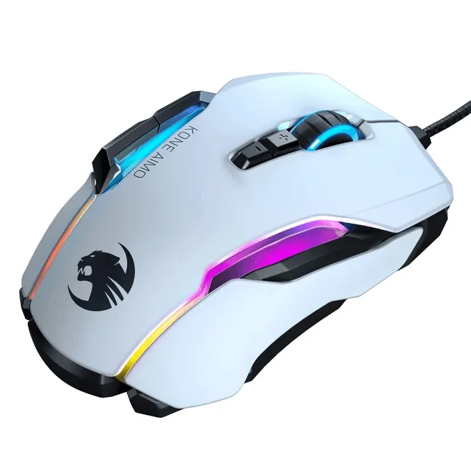 ROCCAT Gaming Mouse Kone AIMO Remastered Updated White