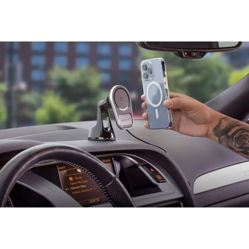 Scosche MagicMount Pro Charge5 Wireless Window/Dash Magnetic Charging Phone Mount